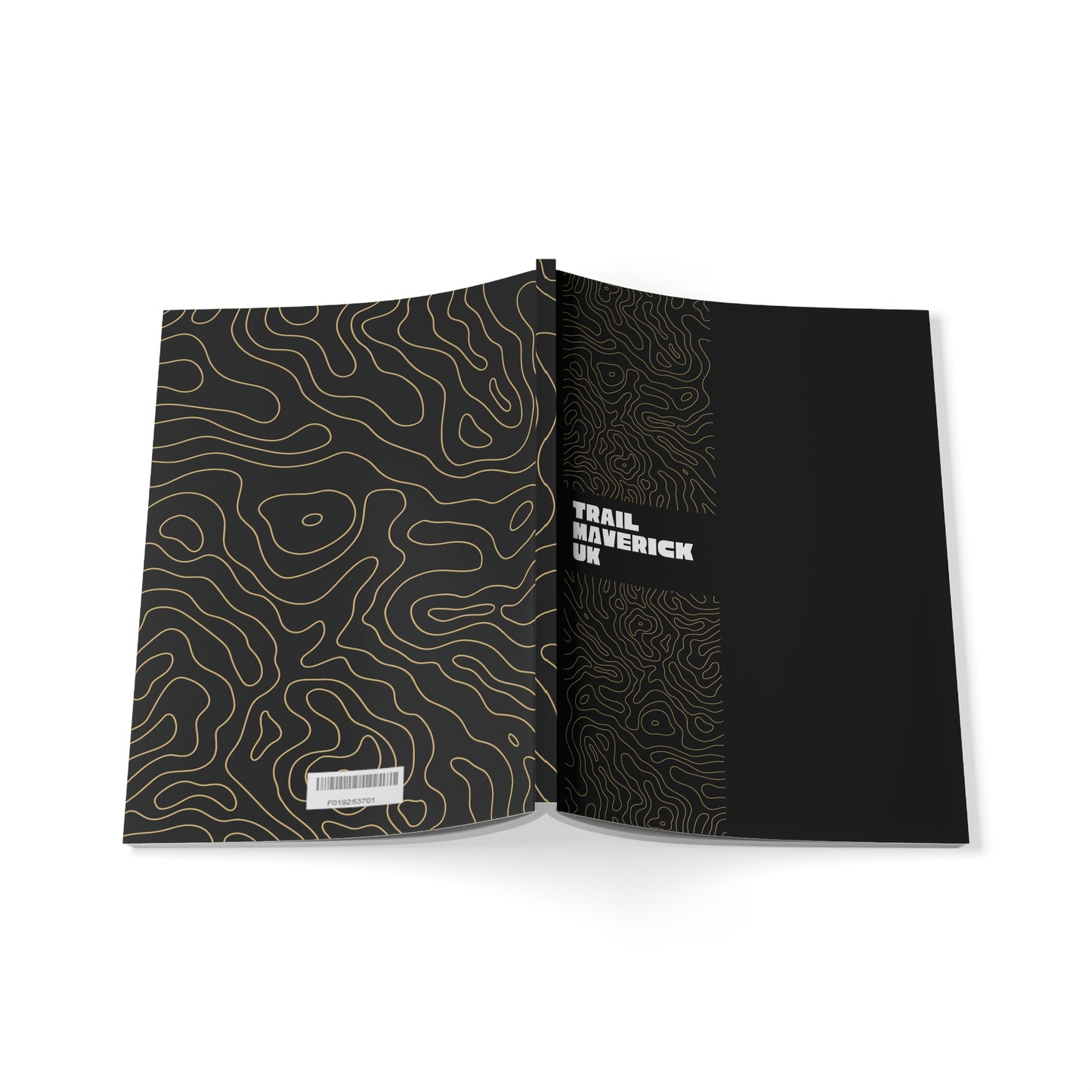 Topographic Map A5 Softcover Notebook