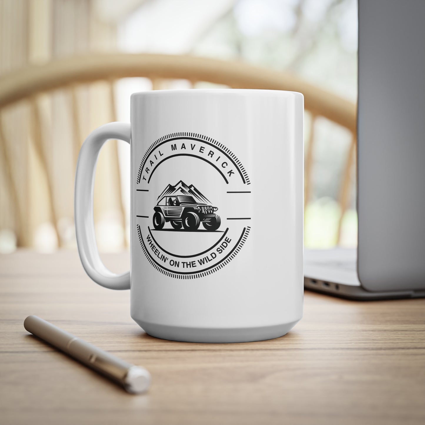 White Trail Maverick Ceramic Mug (11oz or 15oz)