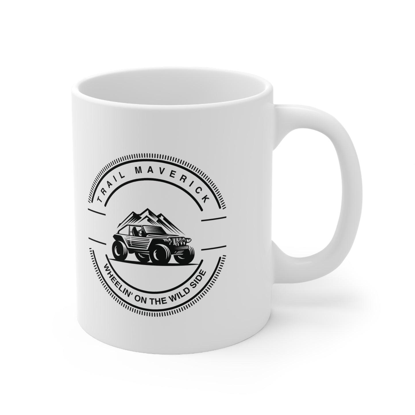 White Trail Maverick Ceramic Mug (11oz or 15oz)